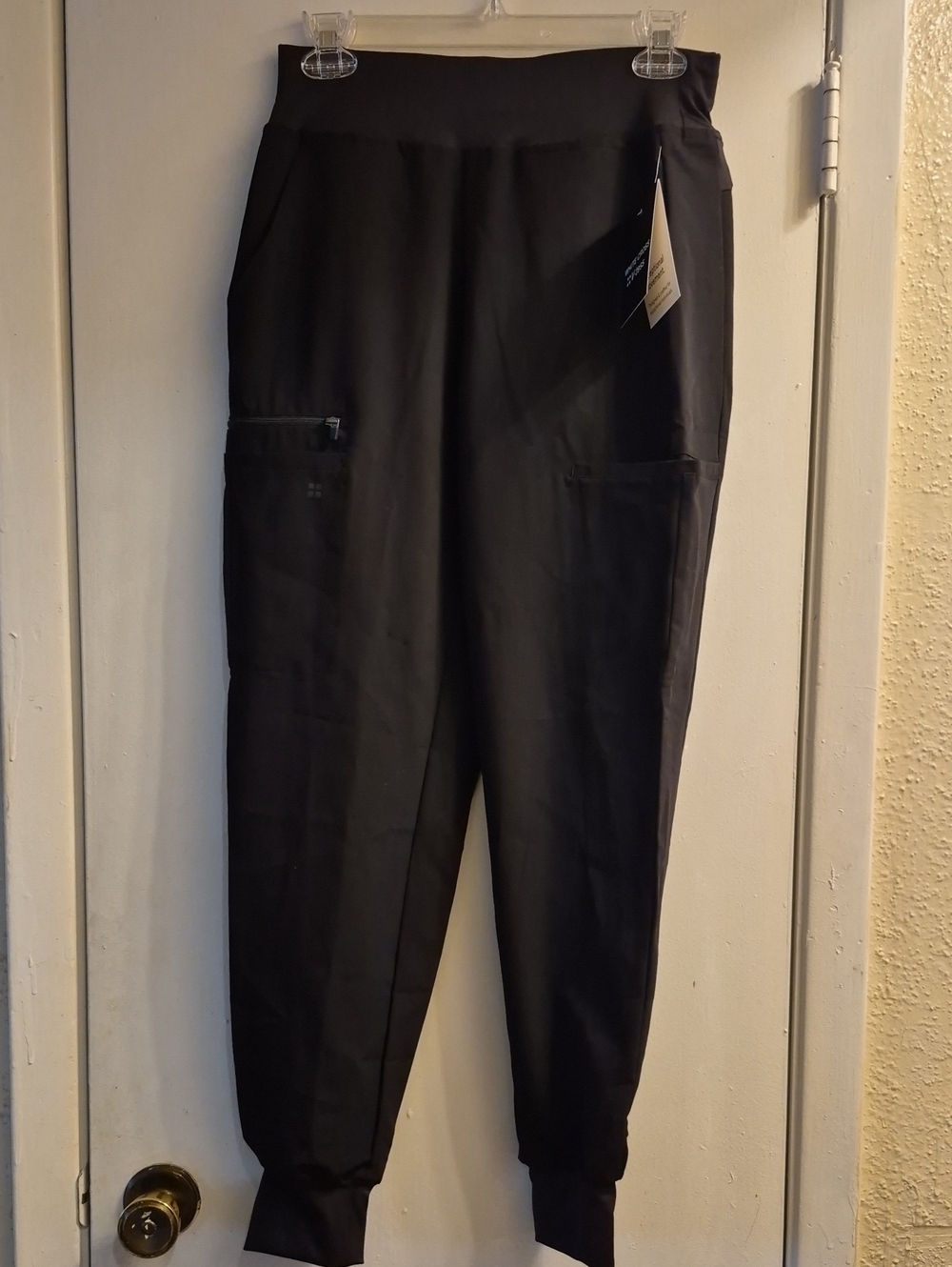 White Cross Black Women's Jogger Pants